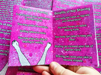 Image 2 of Mini-Zine: MY HAIRY LEGS MAKE ME GROWL LIKE A BEAR