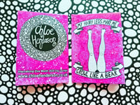 Image 4 of Mini-Zine: MY HAIRY LEGS MAKE ME GROWL LIKE A BEAR