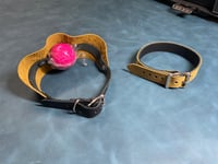 Image 4 of Bargain Box - Single Strap Panel Gag / Collar Combo
