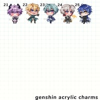 Image 2 of Genshin Acrylic Charms