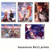 Image 2 of Hoyoverse 8x11 Prints