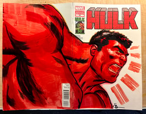 Image of RED HULK (sketch cover)