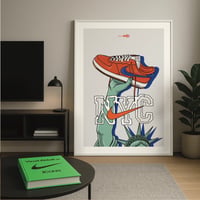 Image 3 of Sneaker Poster Air Force 1 x NYC Knicks