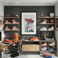 Image 2 of Sneaker Poster Air Force 1 x NYC Knicks