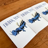 Image 4 of Big Blue Blug Card (Thank You)