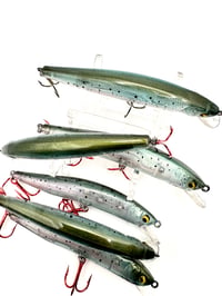 Image 2 of Jerkbaits 100mm Transparent Rainbow Trout 