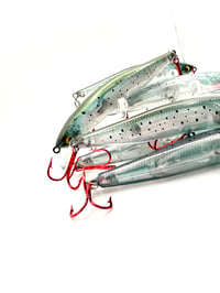 Image 4 of Jerkbaits 100mm Transparent Rainbow Trout 
