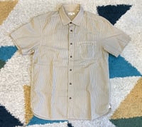 Image 1 of Burgus Plus by Hinoya seersucker button down shirt, size XL (fits L)
