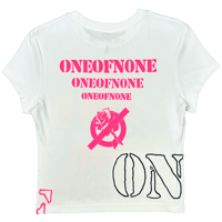 Image 2 of White Baby Tee (L)
