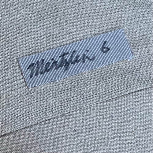 Image of Linen Zebra Finch Cushion