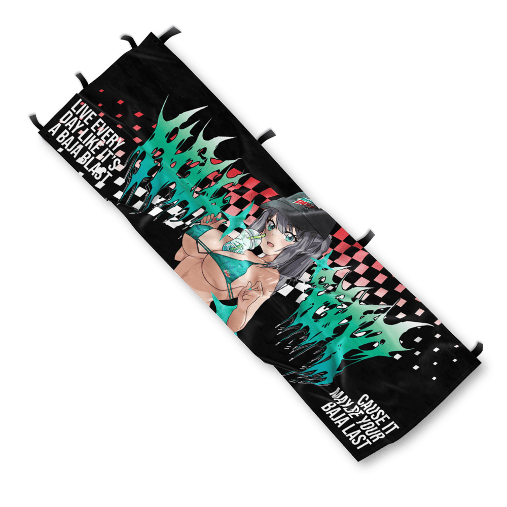 Image of Baja Blast Garage Flag