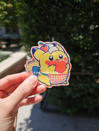 Image 2 of Valentines Pika ✨ waterproof vinyl sticker