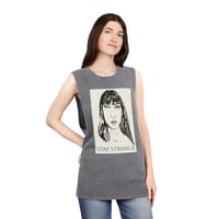 Image 3 of Stay Strange Art Tank — Vintage Stonewash Graphic Tank Top