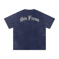 SF Snow Washed Oversized Blue T-shirt 