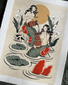 Lily Pool Print By Bec - @Bigsunnytattoo