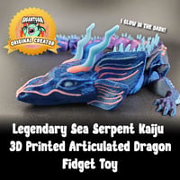 Image 1 of Legendary Sea Serpent Kaiju Flexi Fidget Toy