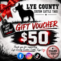$50 GIFT VOUCHER