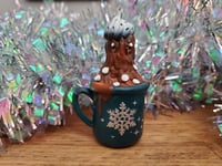 Image 4 of Hot Cocodorah! Hot Cocoa Kaiju Collectible Holiday Ornament