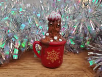 Image 5 of Hot Cocodorah! Hot Cocoa Kaiju Collectible Holiday Ornament