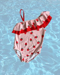 Image 1 of Tucker + Tate Strawberry Swimsuit - 4T