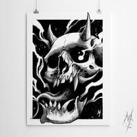 Image 1 of “HANNYA SKULL” PRINT 