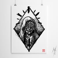 Image 1 of “The Black Tibetan Eye” PRINT 