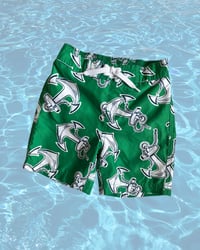 Image 1 of Janie & Jack Anchor Swim Trunks - 3-6m