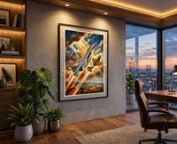 Image 5 of Stampa Fine Art ispirata all'F-16 & Re 2000