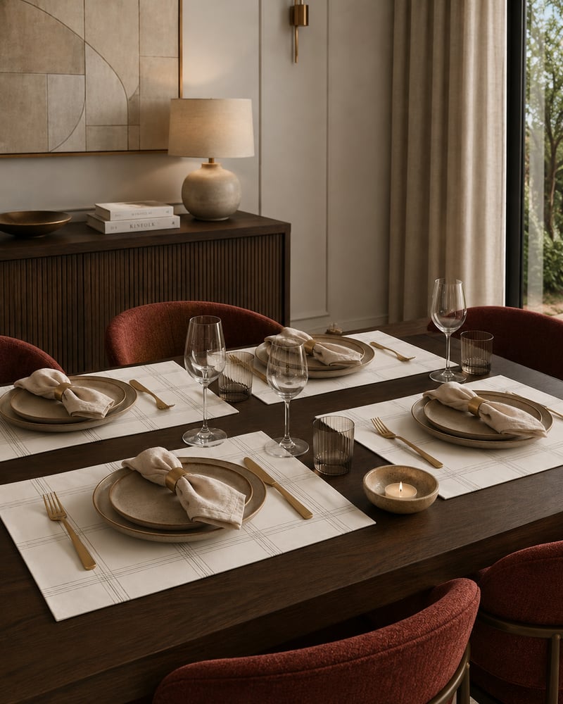 Image of Placemat Set of 4 - Collection Ritual, Linen Blend