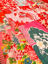Image 6 of Boro Patchwork Quilt Blanket - Children Kimono