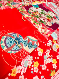 Image 7 of Boro Patchwork Quilt Blanket - Children Kimono