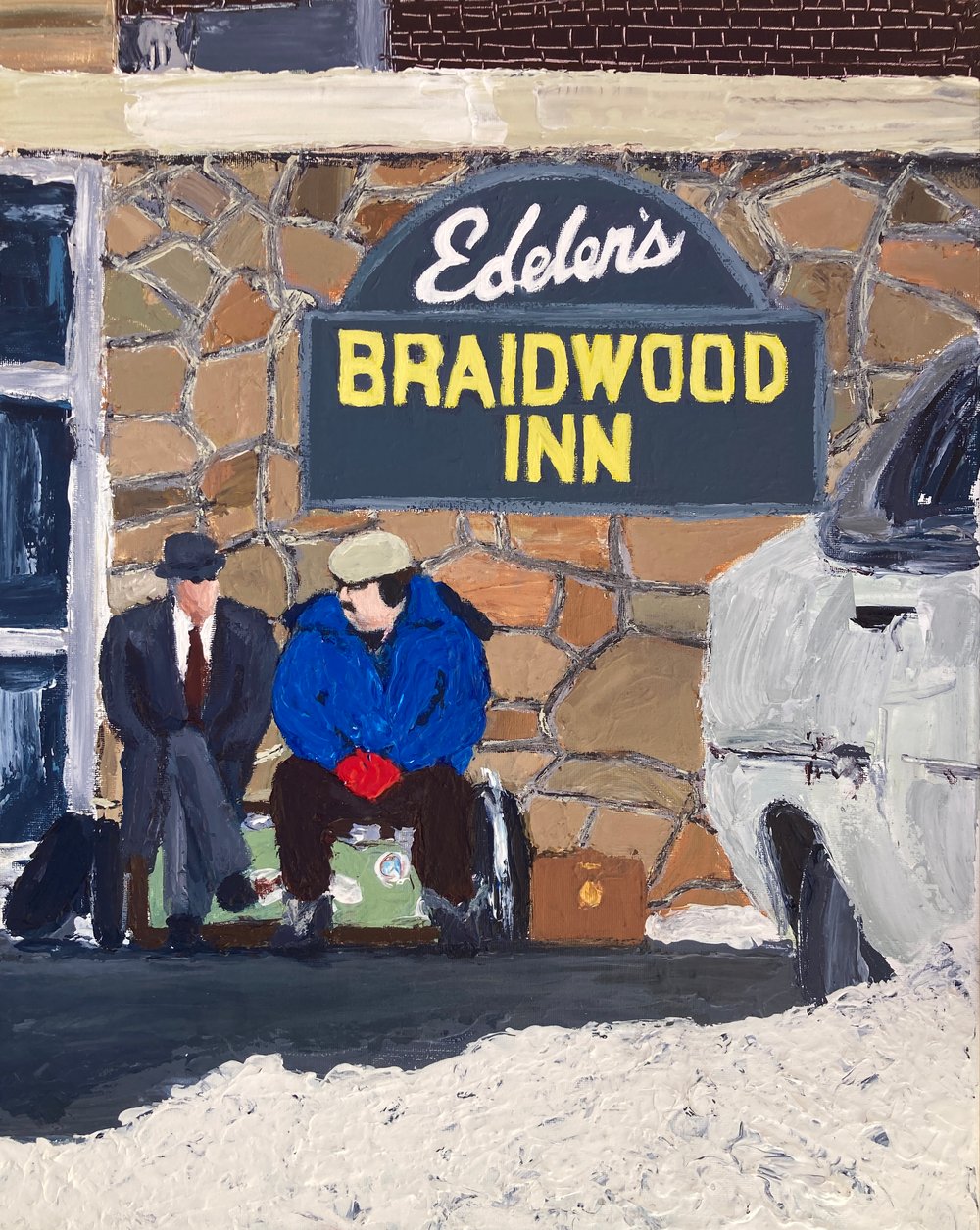 Image of Neal and Del (original on canvas)