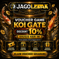 JAGOLEDAK : Voucher Game Koi Gate Discount 10% Khusus Hari Ini