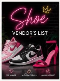 Wholesale Shoe Vendor List