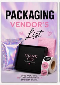 Packaging Vendor List