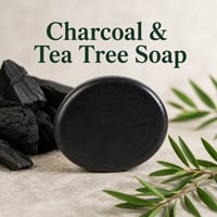 Image 1 of Charcoal & Tea Tree Soap (Pack of 3)