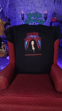 Image 2 of Marlena Midnite - Red Logo Coffin shirt