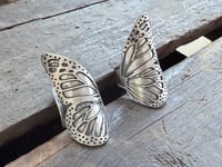 Image 10 of Monarch wing ring, size 6.5-7