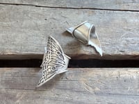 Image 7 of Luna Moth wing ring, size 10.5-11