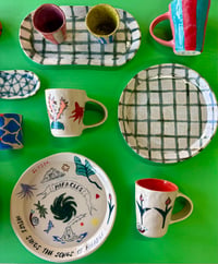 Image 4 of Plaid - 9in plate