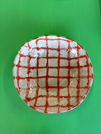 Image 3 of Orange Grid - 8in Bowl