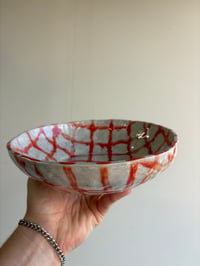 Image 4 of Orange Grid - 8in Bowl