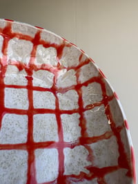 Image 5 of Orange Grid - 8in Bowl