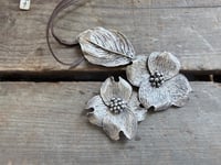Image 4 of Dogwood Bracts and Leaf necklace