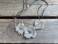 Image 6 of Dogwood Bracts and Leaf necklace