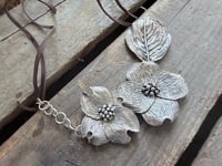 Image 9 of Dogwood Bracts and Leaf necklace