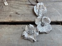 Image 10 of Dogwood Bracts and Leaf necklace