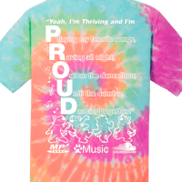 Image 2 of WAGGIN' TO THE BEAT (Tee)
