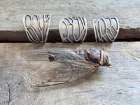 Image 3 of Cicada wing ring, size 6-6.5