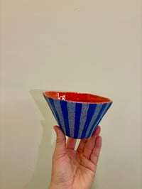 Image 1 of Blue Stripe - Oatmeal Bowl